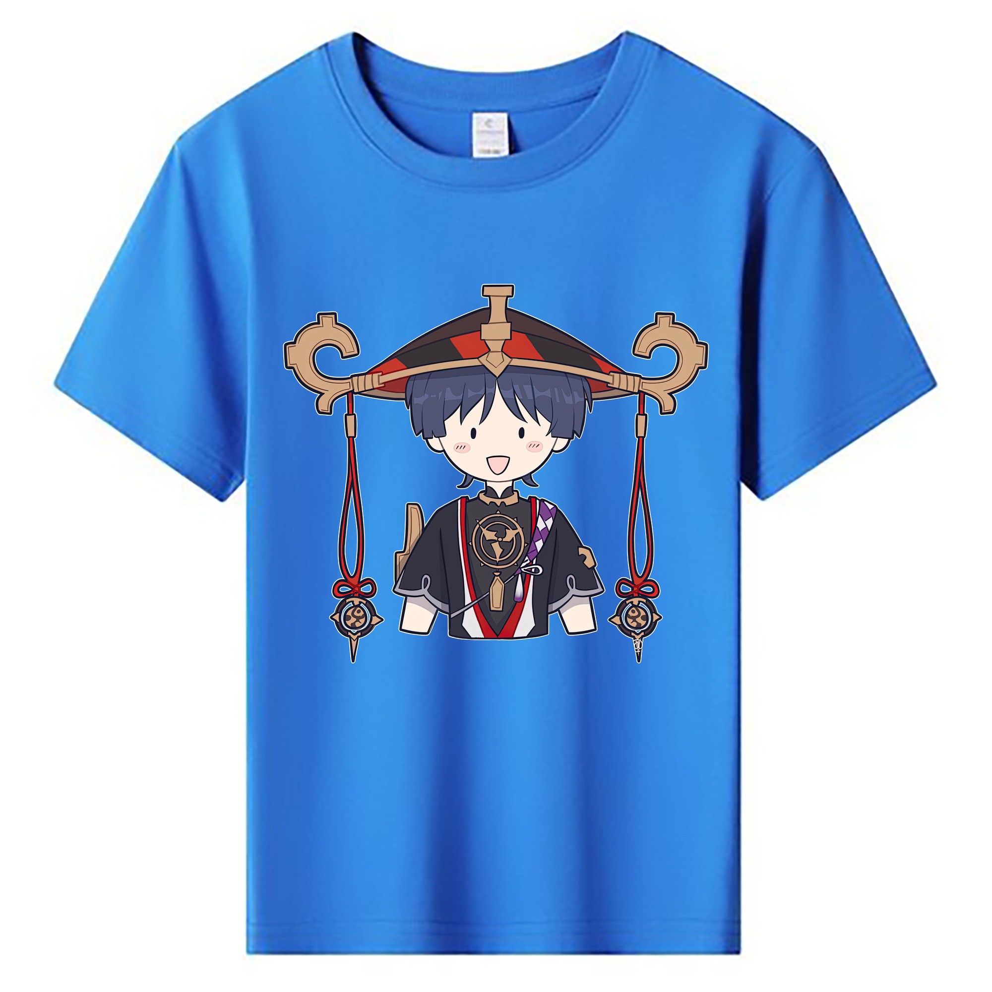 げんし神 さんペい genshin Sanpei 綿100％キッズTシャツ（フロントプリント）